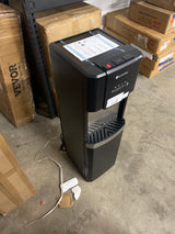 Matte Black and Stainless Steel Bottom Load Water Dispenser