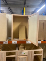 24 in. W x 12 in. D x 36 in. H Assembled Wall Kitchen Cabinet in Unfinished with Recessed Panel