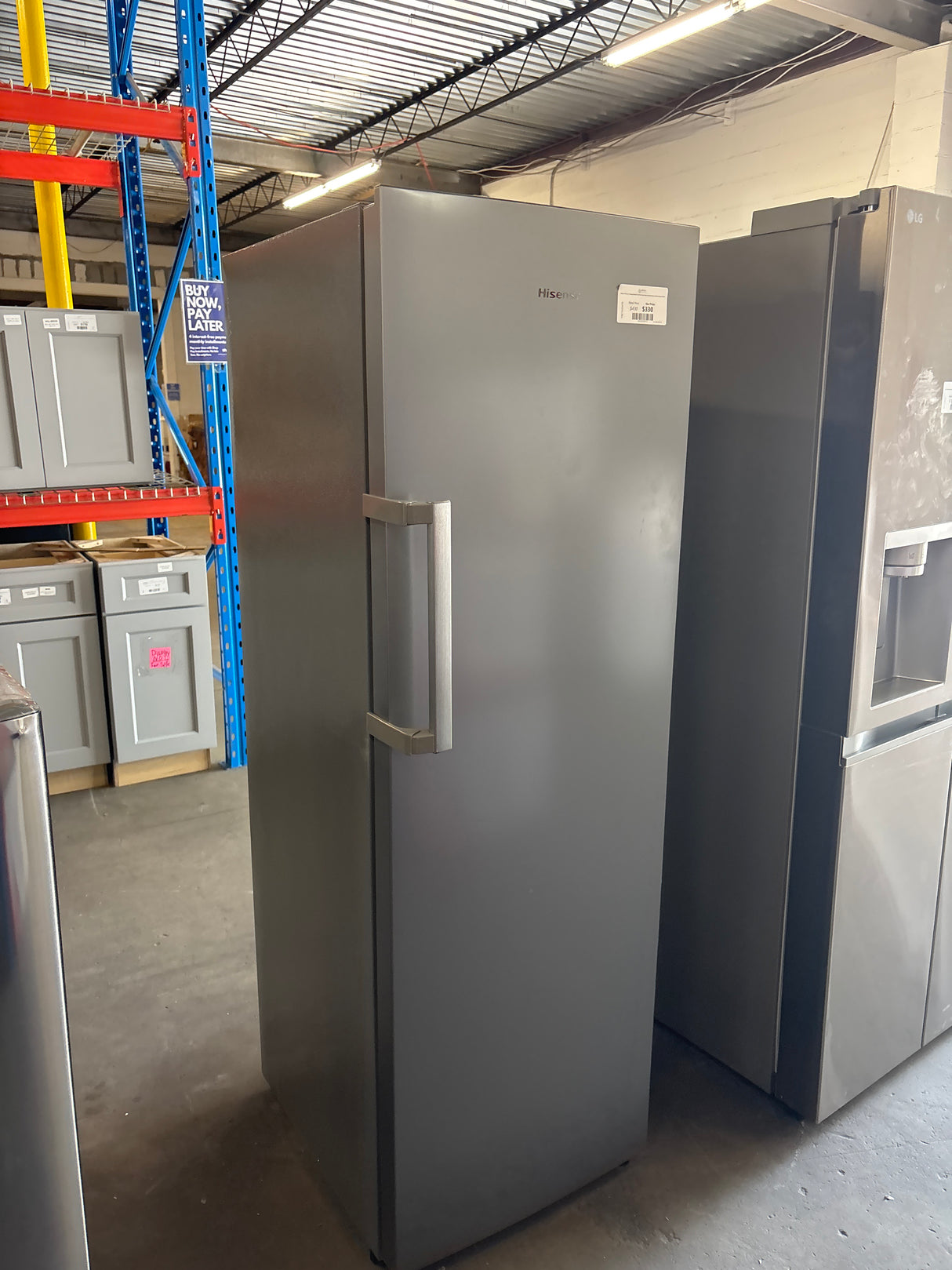 Hisense 10.2 cu. ft. Garage Ready Frost Free Convertible Upright Freezer with Seal Break Handle