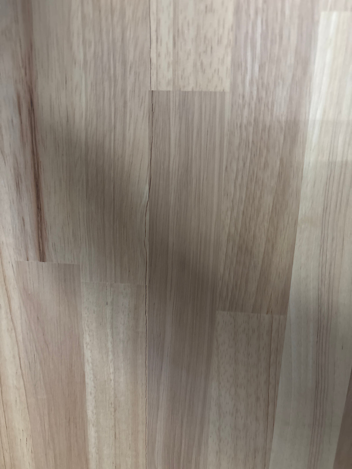 6 ft. L x 39 in. D Unfinished Hevea Butcher Block Island Countertop in With Standard Edge