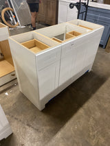 Everdean 48.5 in. W x 18.75 in. D Vanity in White without Top