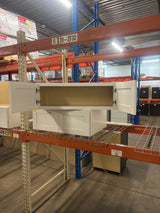 Avondale 30 in. W x 12 in. D x 12 in. H Ready to Assemble Plywood Shaker Wall Bridge Kitchen Cabinet in Alpine White