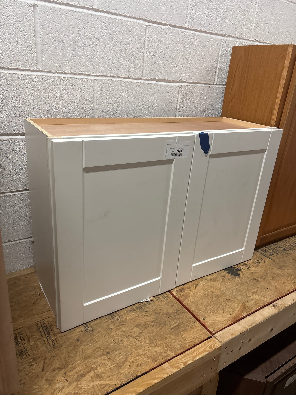 Arlington Vesper White Shaker Assembled Plywood Wall Kitchen Cabinet with Soft Close 36 in. x 24 in. x 12 in.