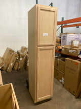 18 in. W x 24 in. D x 84 in. H Assembled Pantry Kitchen Cabinet in Unfinished with Recessed Panel
