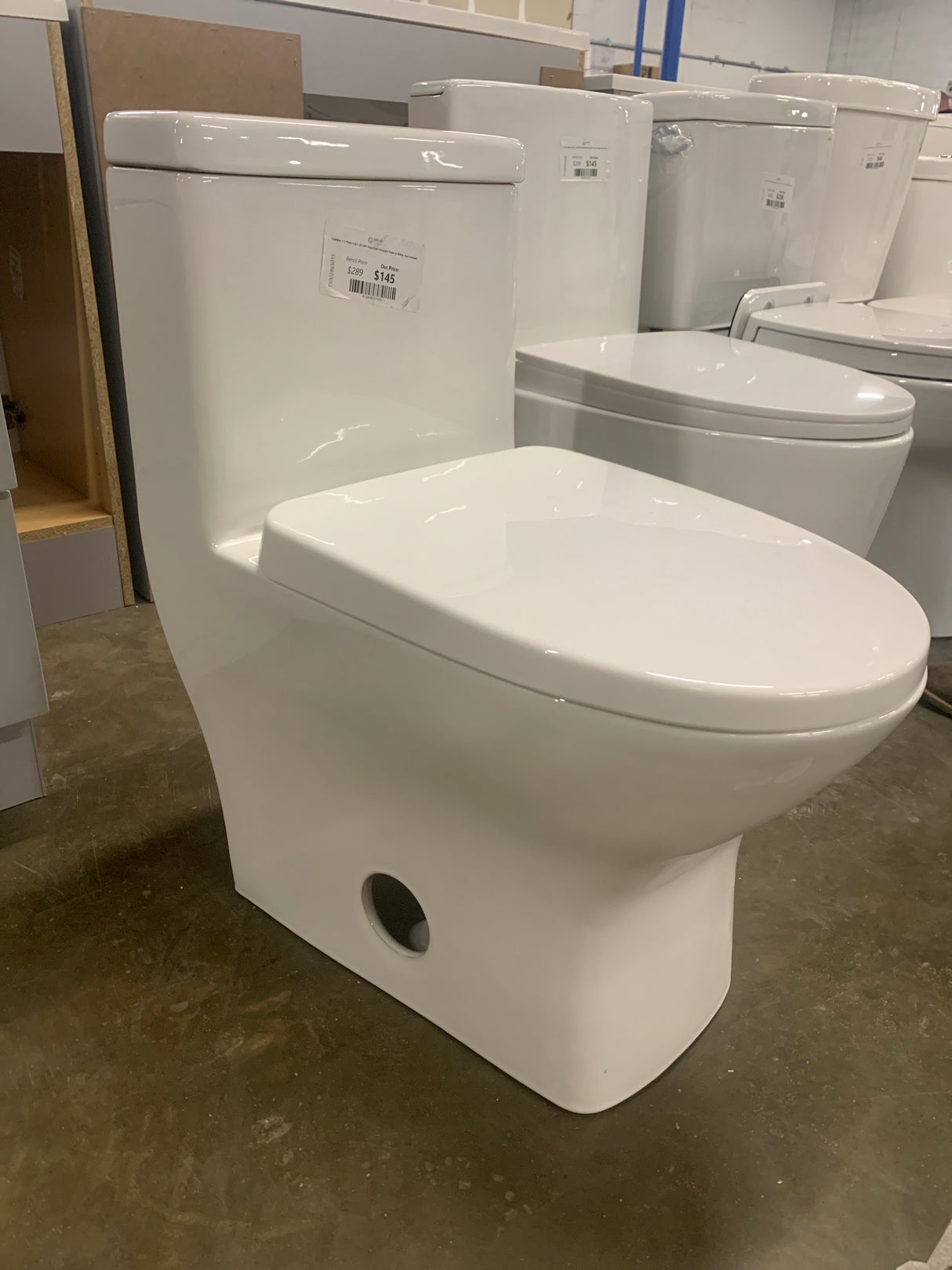 Sublime II 1-Piece 0.8/1.28 GPF Dual Flush Compact Toilet in White, Seat Included