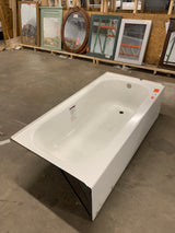 Maui 60 in. x 30 in. Soaking Bathtub with Right Drain in White