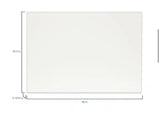 48 in. W x 34.5 in. H End Panel in Satin White