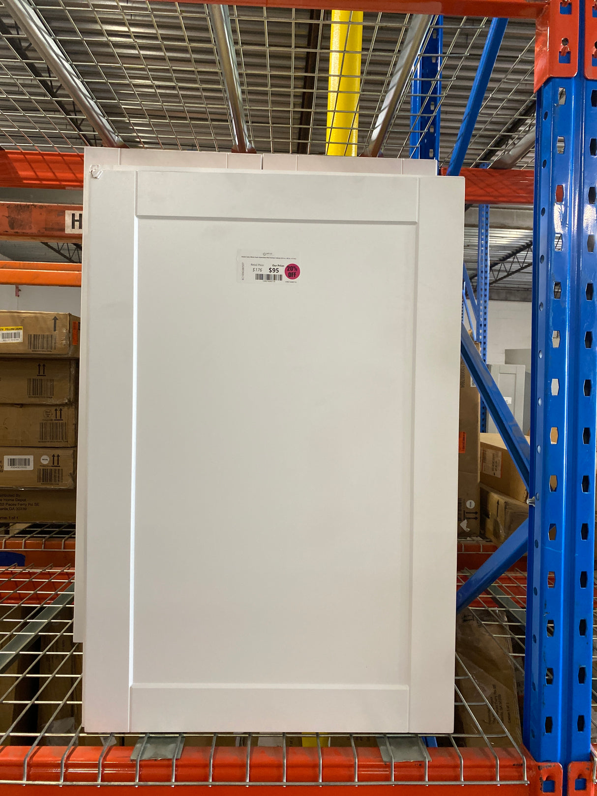 Shaker Satin White Stock Assembled Wall Kitchen Cabinet (24 in. x 36 in. x 12 in.)