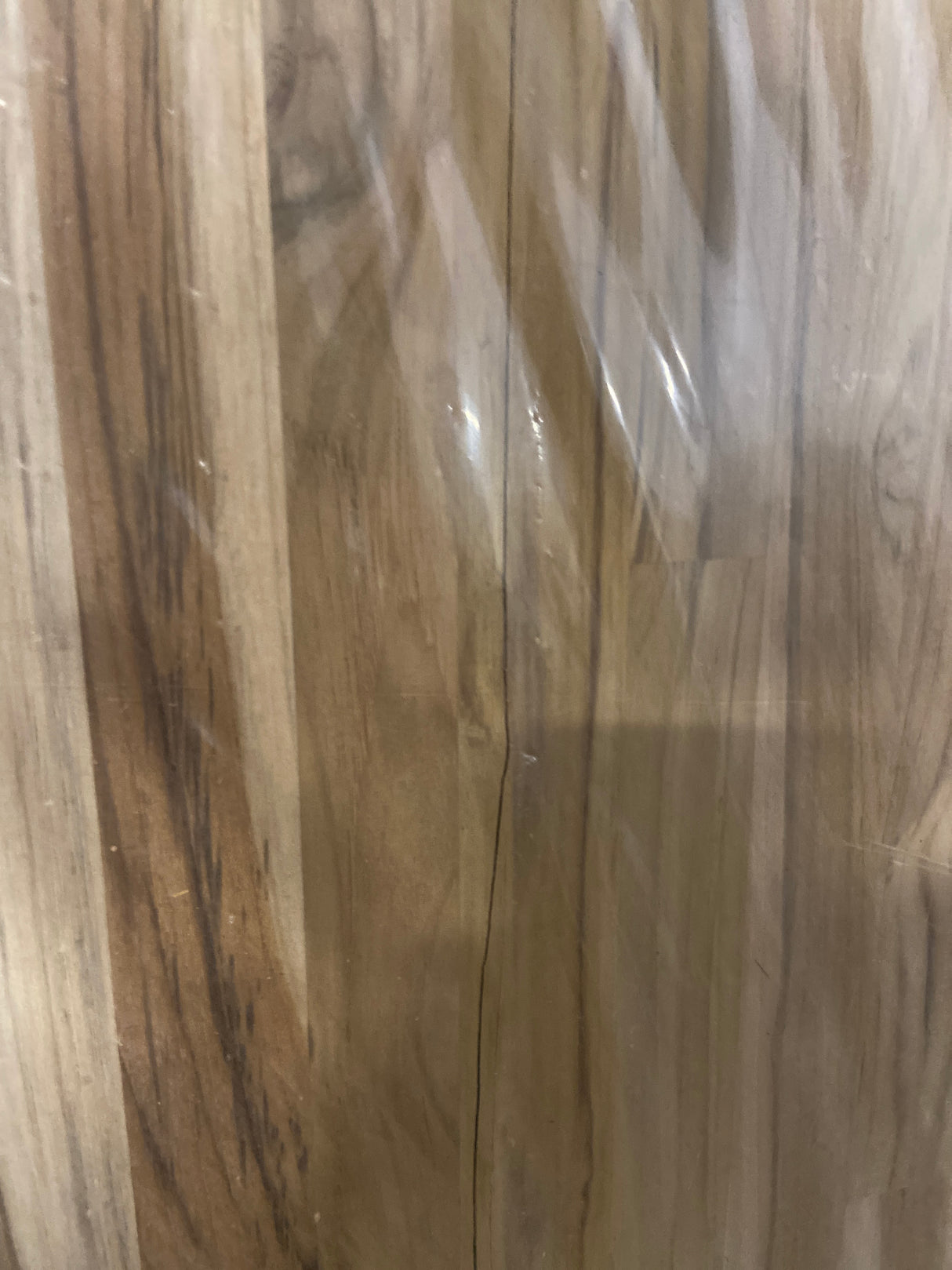 4 ft. L x 25 in. D Unfinished Teak Solid Wood Butcher Block Countertop With Square Edge