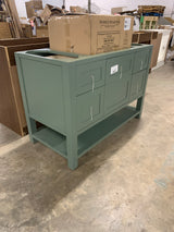 Breckenridge 48.0 in. W x 23.5 in. D x 34.2 in. H Bathroom Vanity in Smokey Celadon without Top. Comes with Under-mount Sink Bowl