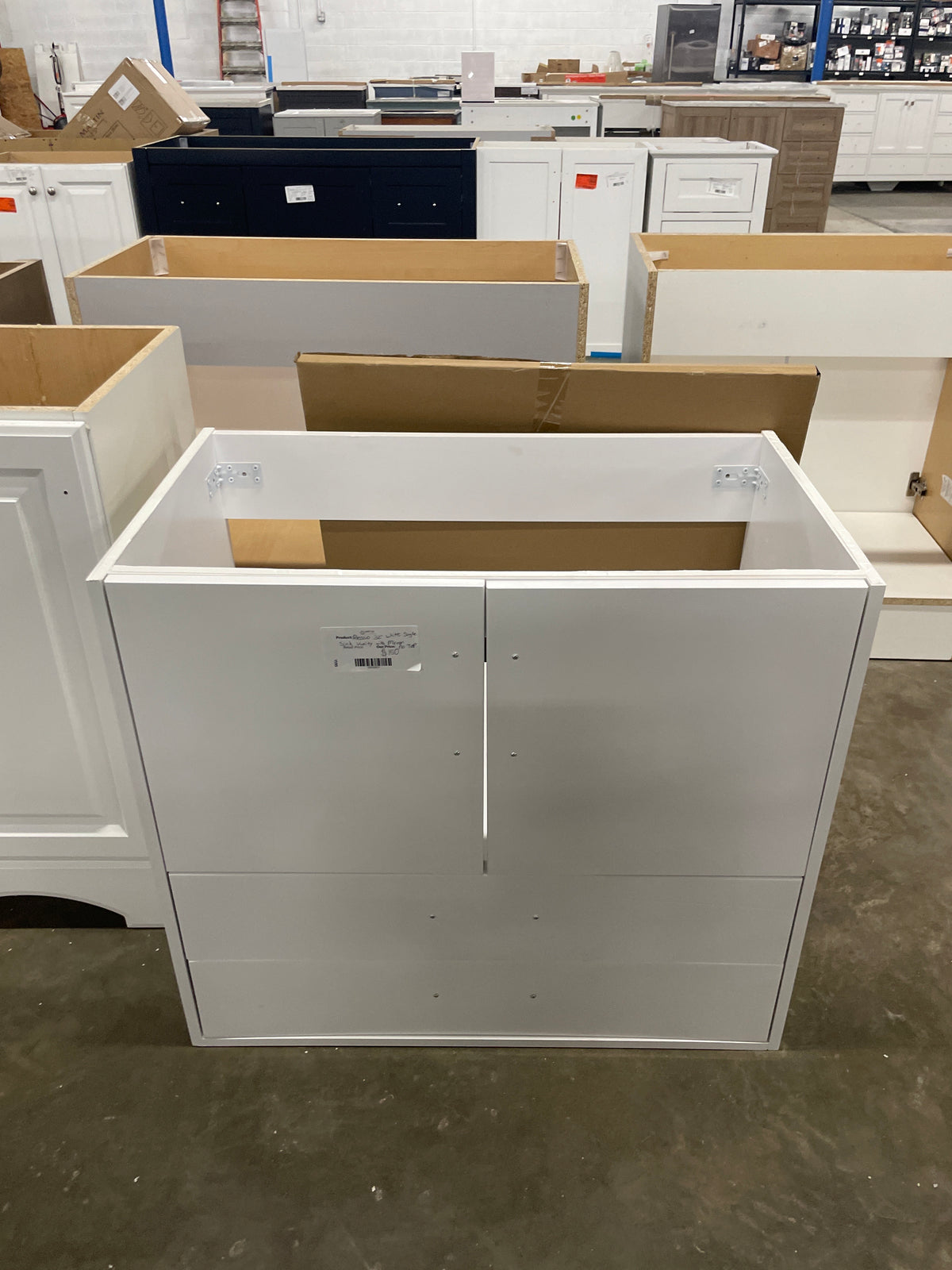 Alessio 32-in  White Single Sink Bathroom Vanity without Top