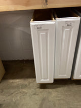 Hampton Satin White Raised Panel Stock Assembled Base Kitchen Cabinet (9 in. x 34.5 in. x 24 in.)