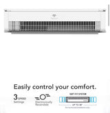 Profile 25.94 in. 3 Fan Speeds Window Fan in White with Reversible Airflow