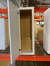 Shaker Assembled 12x36x12 in. Wall Kitchen Cabinet in Satin White