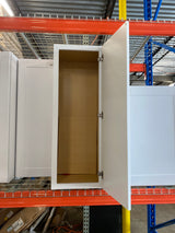 Shaker 15 in. W x 12 in. D x 42 in. H Assembled Wall Kitchen Cabinet in Satin White