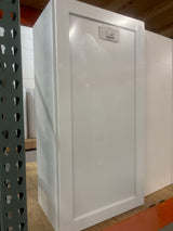 Courtland 18 in. W x 12 in. D x 36 in. H Assembled Shaker Wall Kitchen Cabinet in Polar White