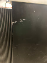 Sylvie 24 in. Single Sink Fluted Black Bath Vanity with Carrara Venato Engineered Stone Top (Assembled)