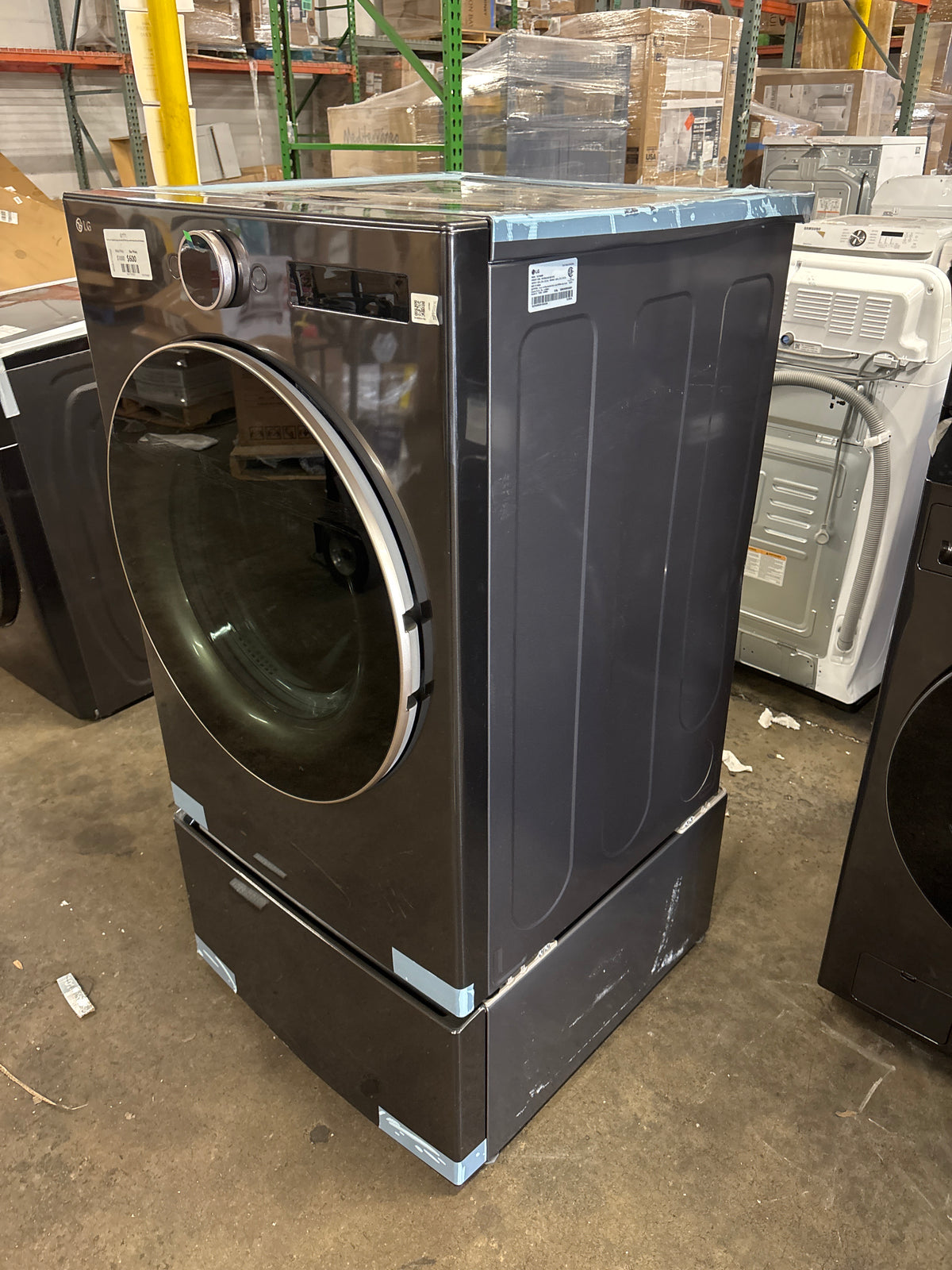 LG 7.4 cu. ft. Capacity Energy Star Smart ELECTRIC Dryer with AI Sensor Dry and Turbosteam
