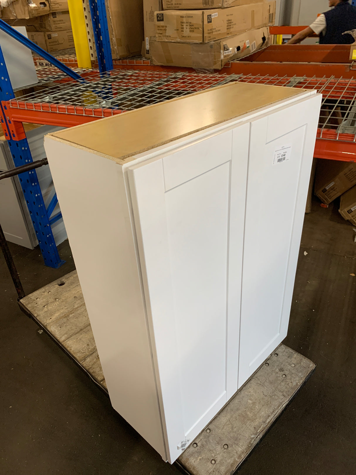 Shaker 30 in. W x 12 in. D x 42 in. H Assembled Wall Kitchen Cabinet in Satin White