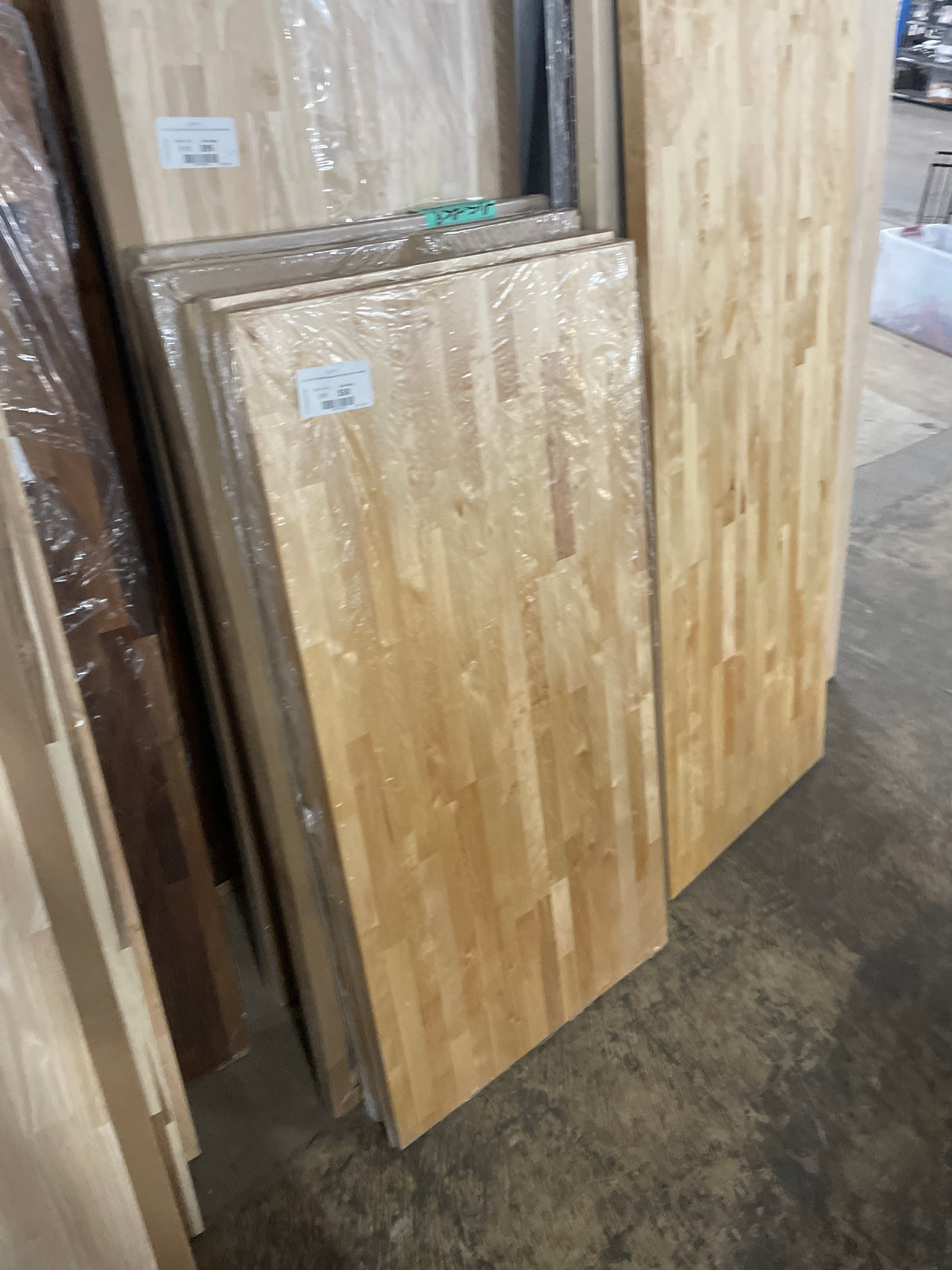 4 ft. L x 25 in. D Finished Engineered Birch Butcher Block Countertop