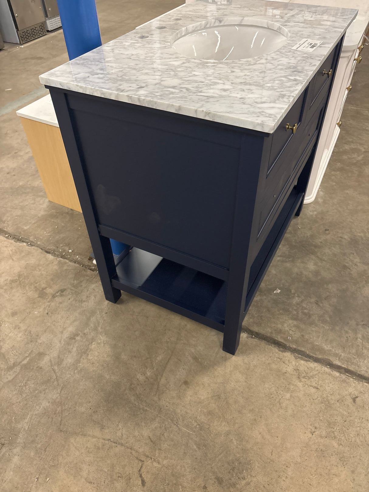 Sterling Vanity 1dw 36x22x34 in Blue