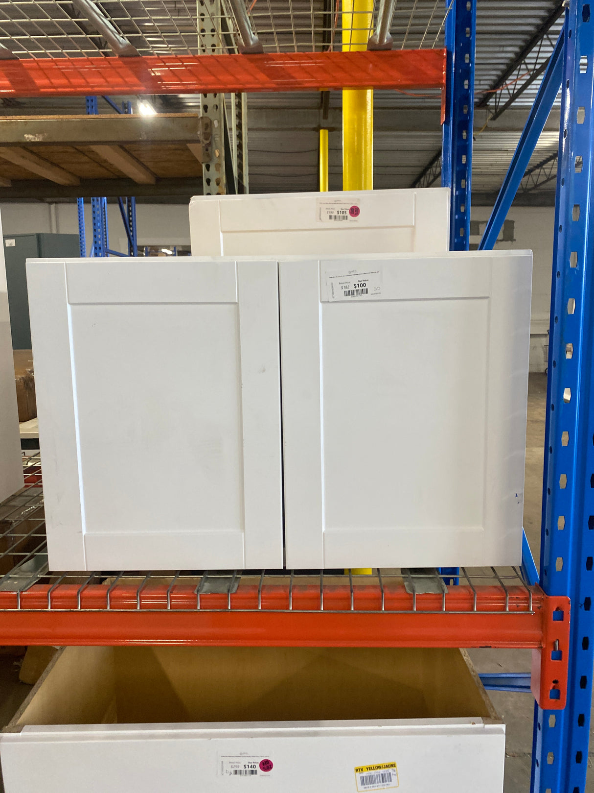 Shaker 36 in. W x 12 in. D x 24 in. H Assembled Wall Bridge Kitchen Cabinet in Satin White with Shelf