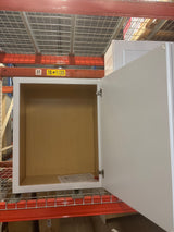 Shaker Satin White Stock Assembled Wall Kitchen Cabinet (24 in. x 30 in. x 12 in.)