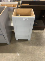 18 in. W x 17 in. D x 33 in. H Single Sink Freestanding Bath Vanity in Pearl Gray