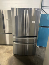 36 in 23.2 cu. ft. Counter-Depth Fingerprint Resistant 4-Door French-Door Refrigerator w/ Dual-Dispense AutoFill Pitcher
