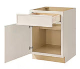 Leyton 24 in. W x 24 in. D x 34.5 in. H Ready to Assemble Plywood Slim Shaker Base Kitchen Cabinet in Antique White
