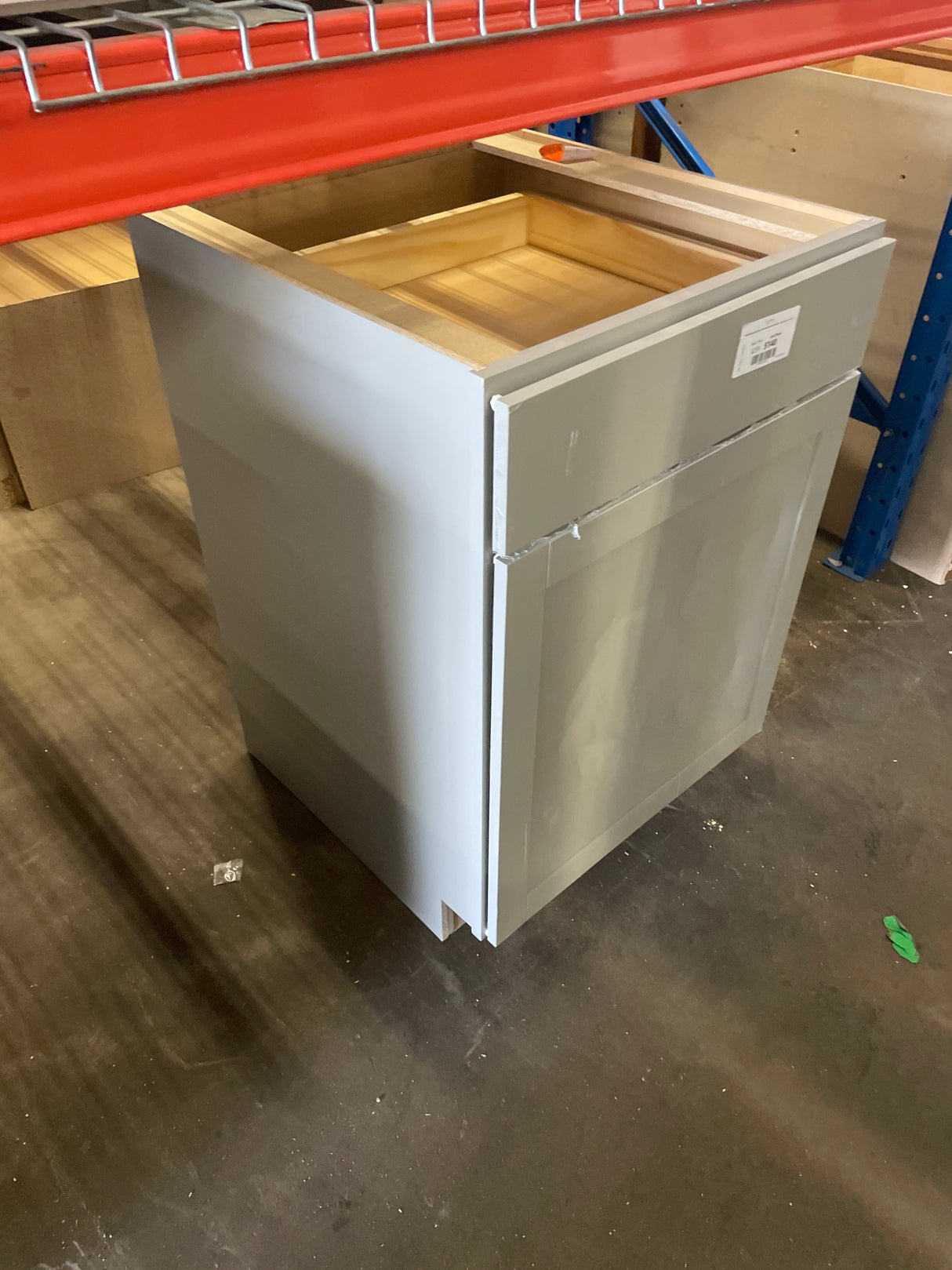 Westfield Dusk Gray Shaker Stock Assembled Base Kitchen Cabinet (24 in. W x 30 in. D)