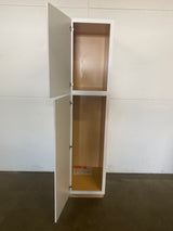 Hampton 18 in. W x 24 in. D x 84 in. H Assembled Pantry Cabinet in Satin White