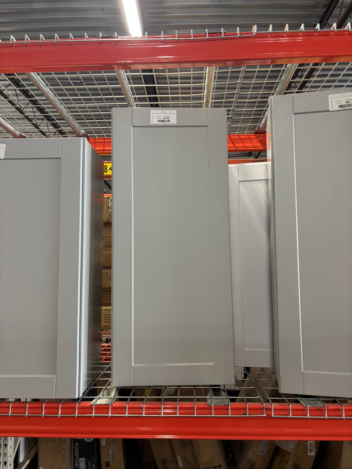 Shaker Assembled 18x42x12 in. Wall Kitchen Cabinet in Dove Gray