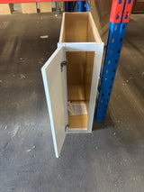 Shaker Satin White Stock Assembled Base Kitchen Cabinet (9 in. x 34.5 in. x 24 in.)