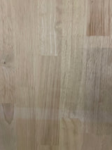 6 ft. L x 39 in. D Unfinished Hevea Butcher Block Island Countertop in With Standard Edge