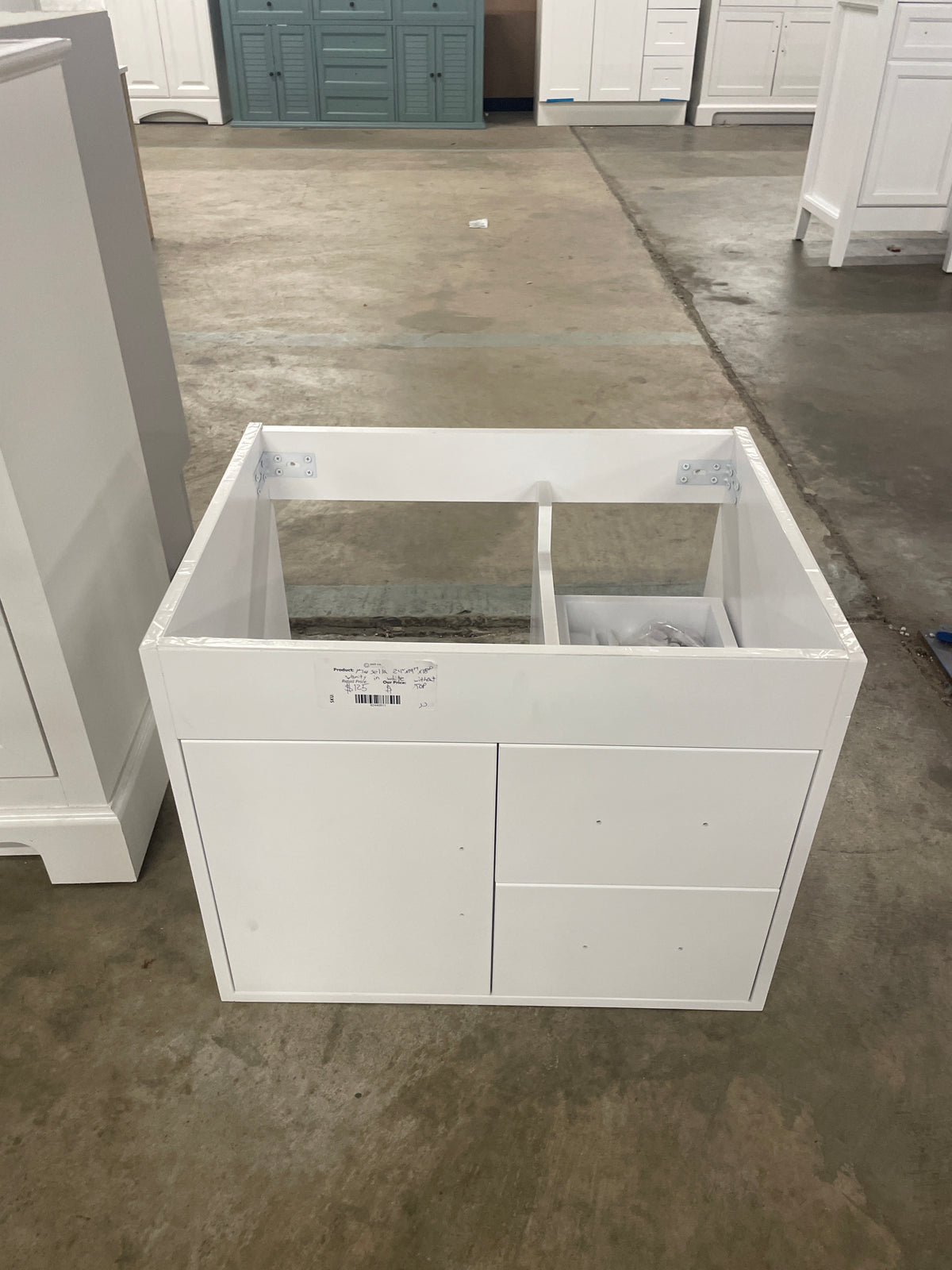 Marsella 24 in. W x 19.7 H x 18.1 in. D Vanity in White without Top