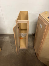 Hampton Assembled 9x34.5x24 in. Base Cabinet in Unfinished Beech