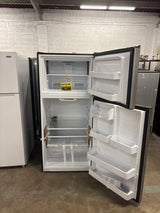 18 cu. ft. Top Freezer Refrigerator in Stainless Steel Look (Power-cord Cut Off)