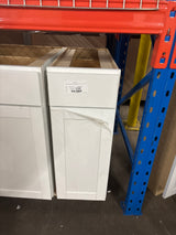 Westfield Feather White Shaker Stock Assembled Base Kitchen Cabinet (12 in. W x 23.75 in. D x 35 in. H)