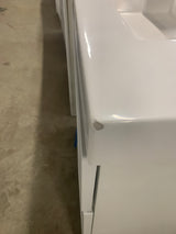 Everdean 31 in. W x 19 in. D x 34 in. H Single Sink Freestanding Bath Vanity in White with White Cultured Marble Top