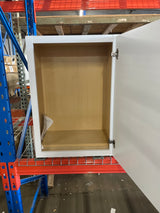 Shaker Satin White Stock Assembled Wall Kitchen Cabinet (18 in. x 30 in. x 12 in.)