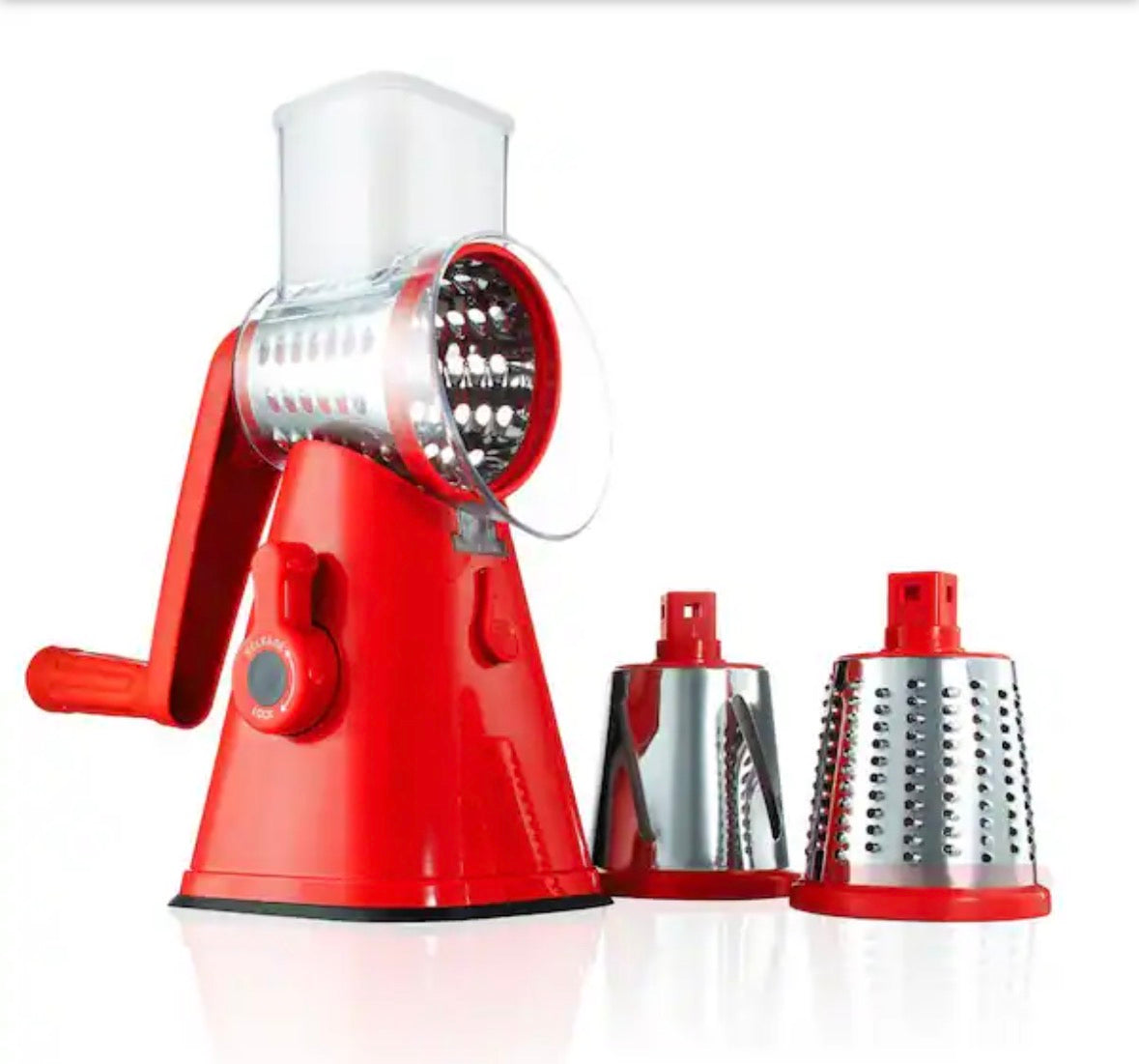 NutriSlicer 3-in-1 Spinning/Rotating Mandoline and Countertop Food Slicer and Grater