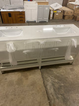 Newport Legacy Vanity 72"x22"x34" in White