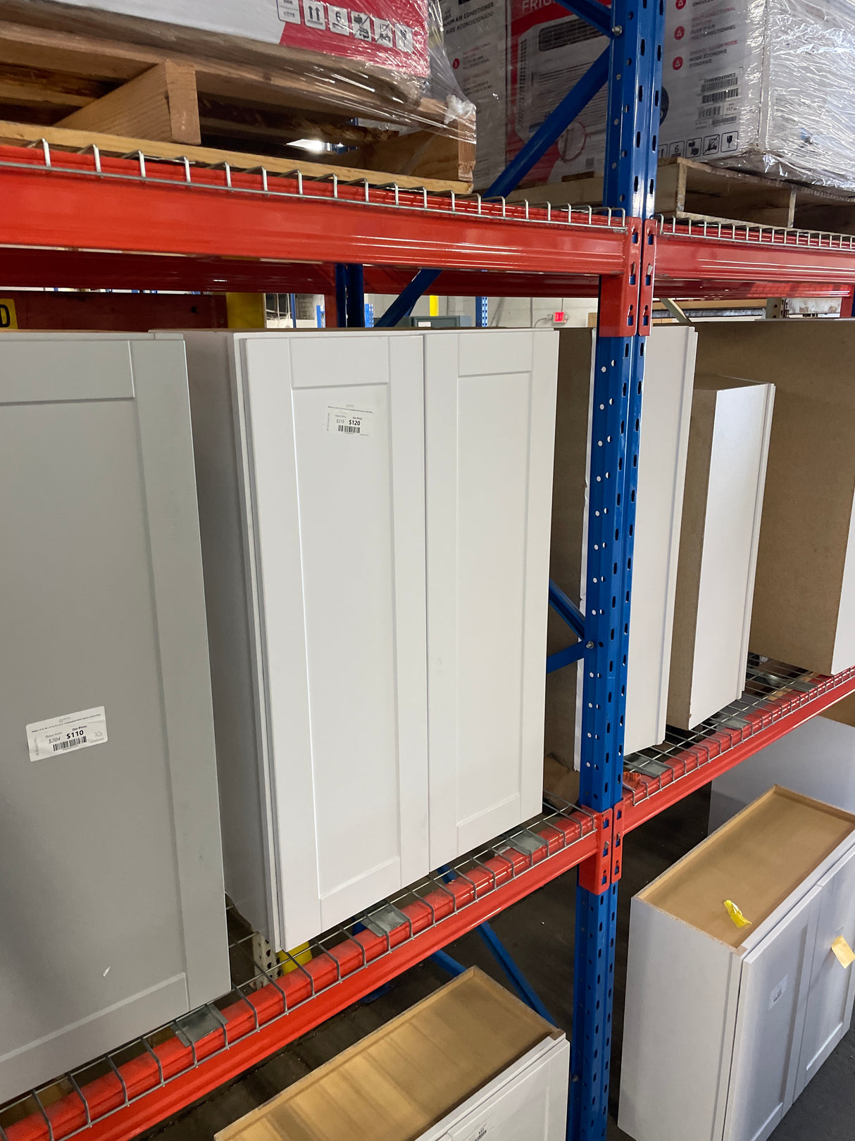 Shaker 27 in. W x 12 in. D x 42 in. H Assembled Wall Cabinet in Satin White