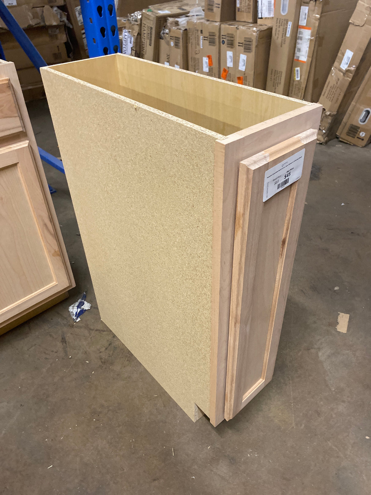 Hampton Assembled 9x34.5x24 in. Base Cabinet in Unfinished Beech