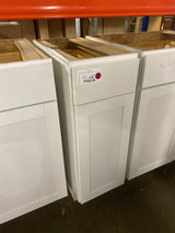 Westfield Feather White Shaker Stock Assembled Base Kitchen Cabinet (12 in. W x 23.75 in. D x 35 in. H)