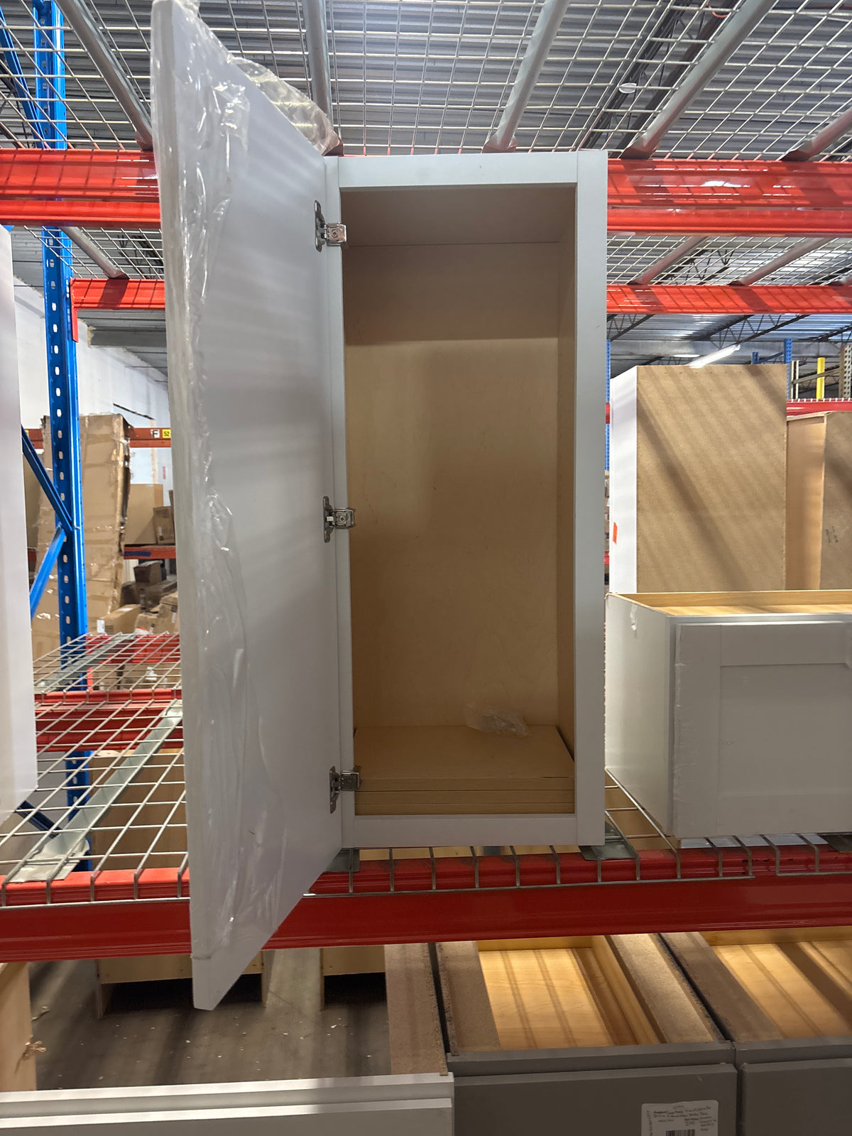 Arlington Vesper White Plywood Shaker Stock Assembled Wall Kitchen Cabinet Soft Close 15 in W x 12 in D x 36 in H