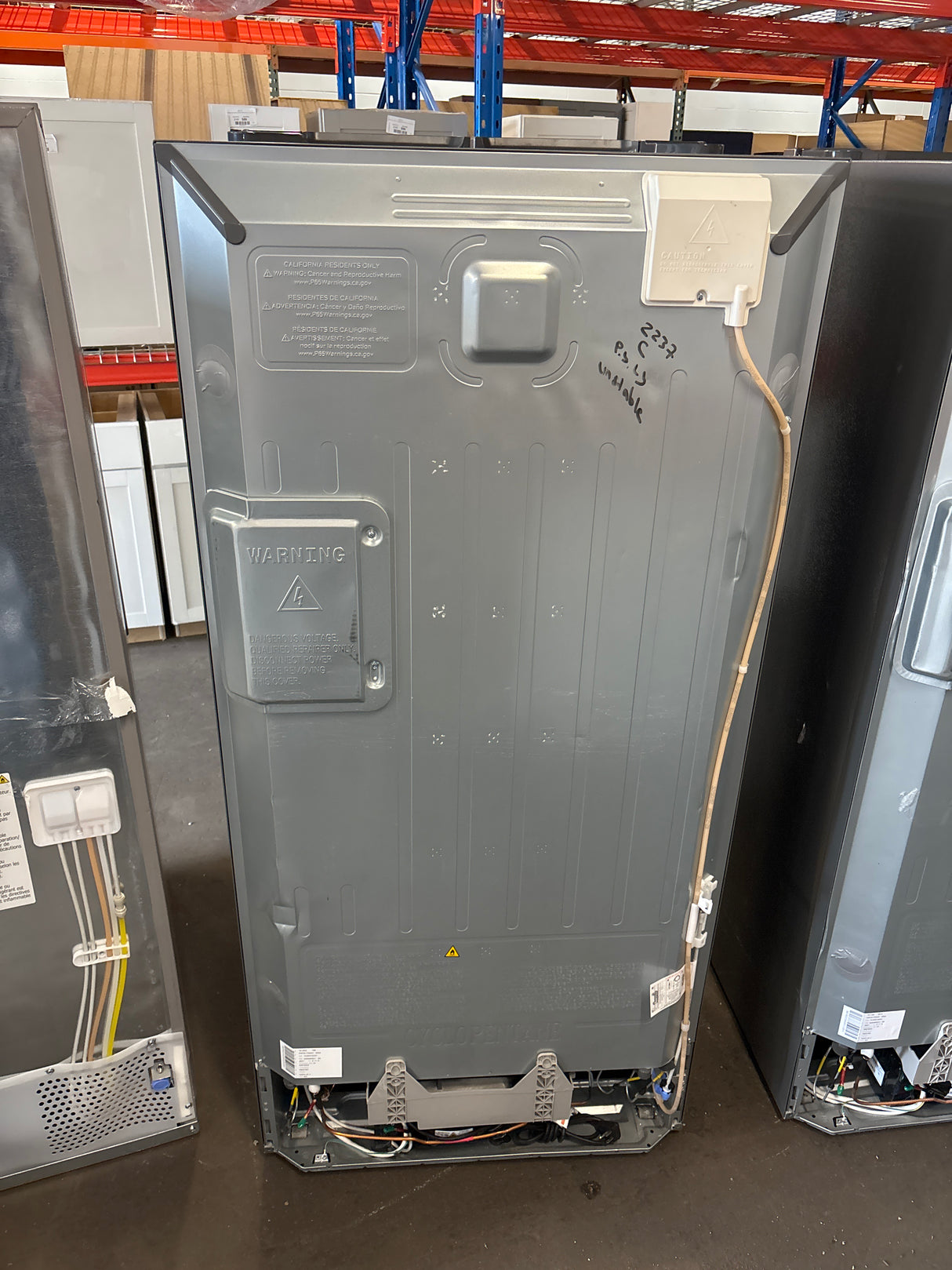 31.5 in. 18 cu. ft. Counter Depth French Door Refrigerator in Fingerprint-Resistant Stainless Look