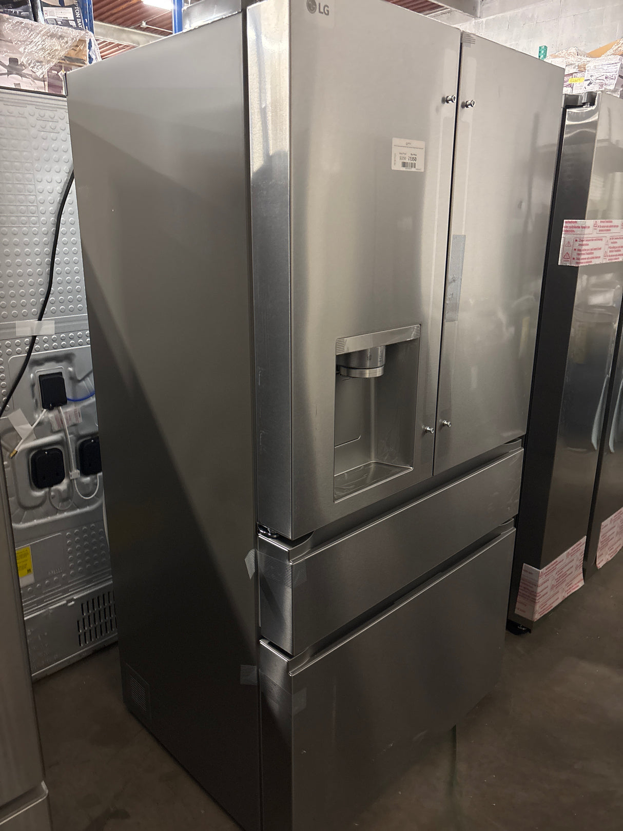 LG 25 cu. ft. Smart Counter-Depth MAX 4-Door French Door Refrigerator with Full-Convert Drawer