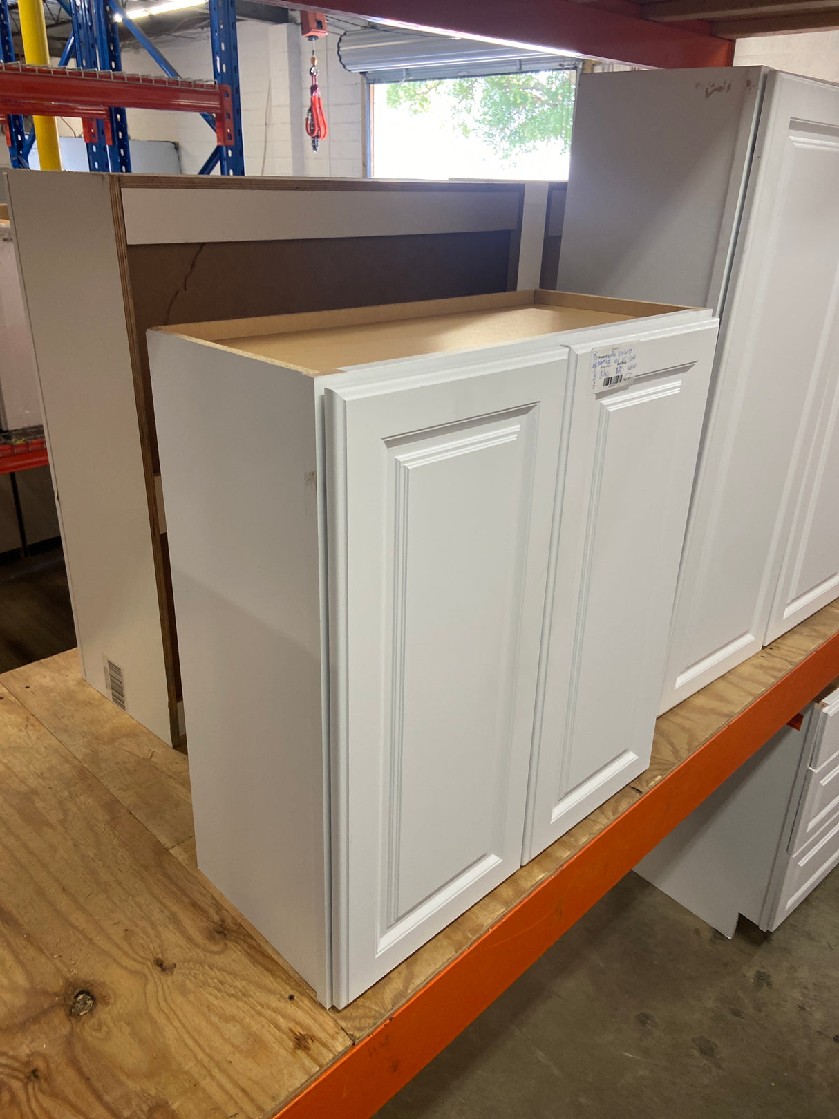 Hampton 27 in. W x 12 in. D x 30 in. H Assembled Wall Kitchen Cabinet in Satin White